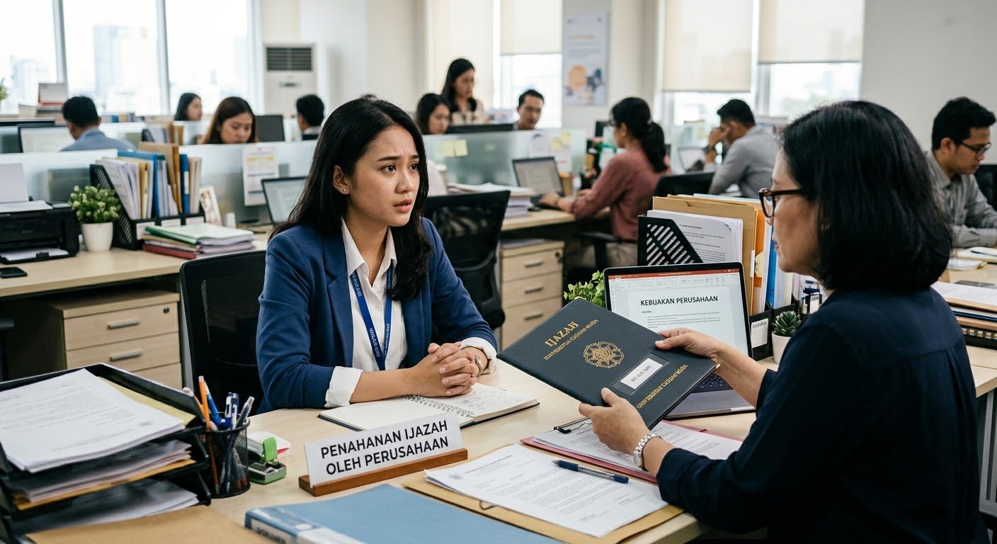 PENAHANAN IJAZAH OLEH PERUSAHAAN