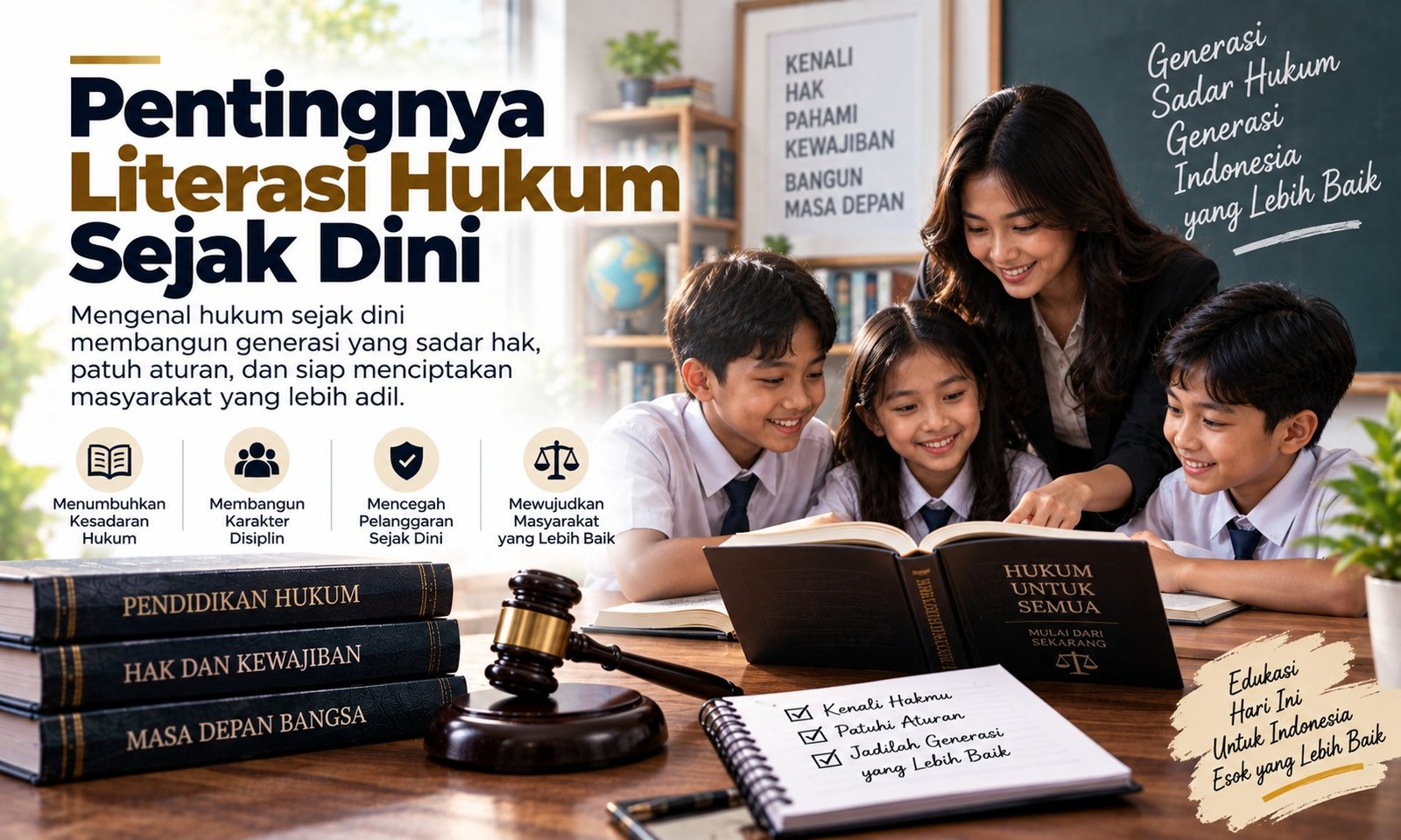 Pentingnya Literasi Hukum Sejak Dini