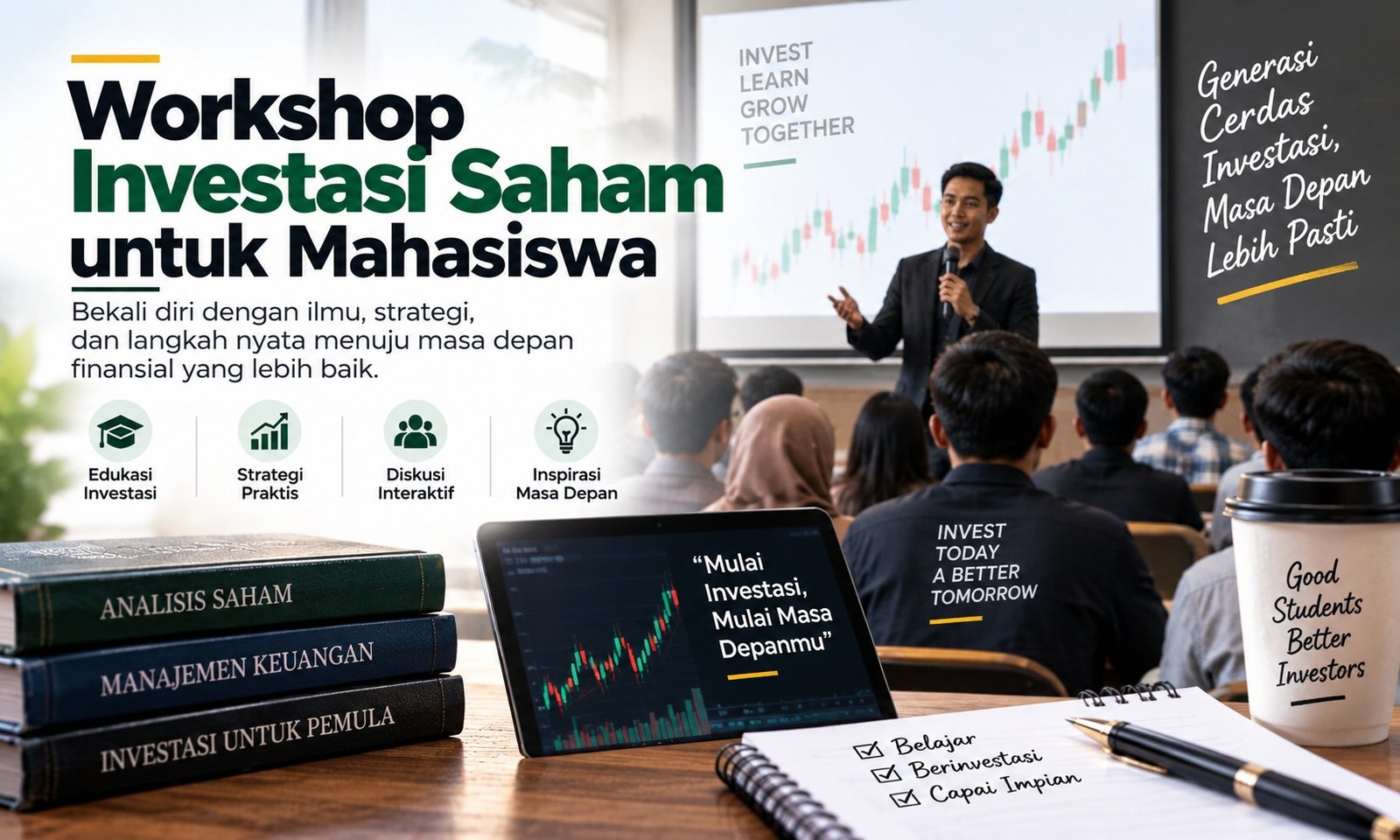 Workshop Investasi Saham untuk Mahasiswa