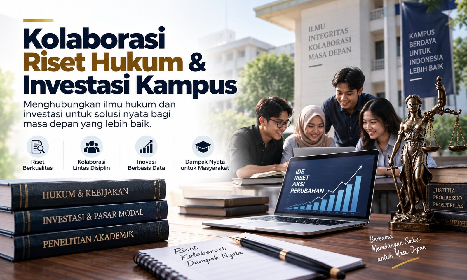 Kolaborasi Riset Hukum & Investasi Kampus